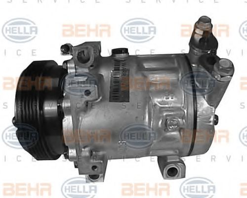BEHR HELLA SERVICE 8FK 351 127-051 Компрессор, кондиционер для RENAULT KANGOO (Рено Кангу) BEHR HELLA SERVICE 8FK 351 127-051 Компрессор, кондиционер для RENAULT KANGOO (Рено Кангу)