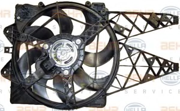 BEHR HELLA SERVICE 8EW 351 149-151 Вентилятор, охлаждение двигателя для FIAT BRAVO II (Фиат Брава 2) BEHR HELLA SERVICE 8EW 351 149-151 Вентилятор, охлаждение двигателя для FIAT BRAVO II (Фиат Брава 2)