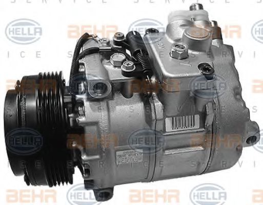BEHR HELLA SERVICE 8FK 351 176-501 Компрессор, кондиционер для BMW 7 (Бмв 7) BEHR HELLA SERVICE 8FK 351 176-501 Компрессор, кондиционер для BMW 7 (Бмв 7)