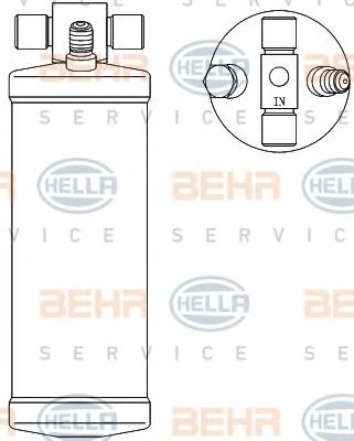 BEHR HELLA SERVICE 8FT 351 192-551 Осушитель, кондиционер для DAF CF 65 (Даф Cф 65) BEHR HELLA SERVICE 8FT 351 192-551 Осушитель, кондиционер для DAF CF 65 (Даф Cф 65)