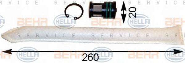 BEHR HELLA SERVICE 8FT 351 193-101 Осушитель, кондиционер для MITSUBISHI PAJERO FULL IV (Митсубиши/митсубиси Пажэро фулл иv) BEHR HELLA SERVICE 8FT 351 193-101 Осушитель, кондиционер для MITSUBISHI PAJERO FULL IV (Митсубиши/митсубиси Пажэро фулл иv)