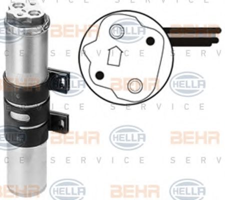 BEHR HELLA SERVICE 8FT 351 197-591 Осушитель, кондиционер для DACIA SANDERO (Дача Сандэро) BEHR HELLA SERVICE 8FT 351 197-591 Осушитель, кондиционер для DACIA SANDERO (Дача Сандэро)