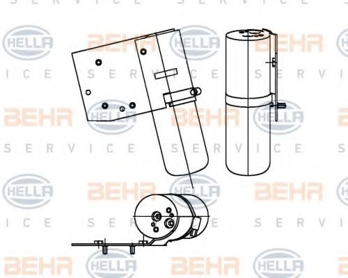 BEHR HELLA SERVICE 8FT 351 198-551 Осушитель, кондиционер для MERCEDES-BENZ ATEGO (Мэрcэдэс-бэнз Атэго) BEHR HELLA SERVICE 8FT 351 198-551 Осушитель, кондиционер для MERCEDES-BENZ ATEGO (Мэрcэдэс-бэнз Атэго)