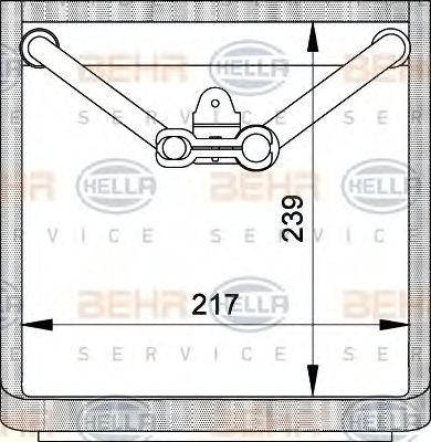 BEHR HELLA SERVICE 8FV 351 210-341 Испаритель, кондиционер для FORD MONDEO (Форд Мондэо) BEHR HELLA SERVICE 8FV 351 210-341 Испаритель, кондиционер для FORD MONDEO (Форд Мондэо)