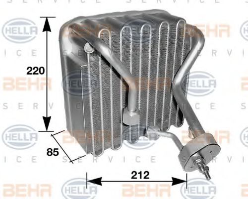 BEHR HELLA SERVICE 8FV 351 210-351 Испаритель, кондиционер для HYUNDAI EXCEL (Хендай Эxcэл) BEHR HELLA SERVICE 8FV 351 210-351 Испаритель, кондиционер для HYUNDAI EXCEL (Хендай Эxcэл)