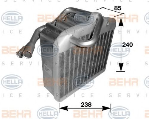 BEHR HELLA SERVICE 8FV 351 210-401 Испаритель, кондиционер для JEEP GRAND CHEROKEE I (Джип Гранд чироки 1)