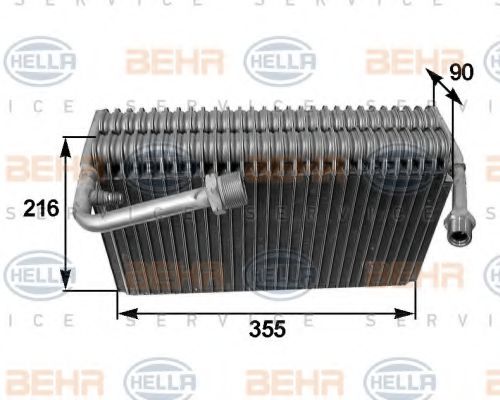 BEHR HELLA SERVICE 8FV 351 210-551 Испаритель, кондиционер для AUDI 100 (Ауди 100) BEHR HELLA SERVICE 8FV 351 210-551 Испаритель, кондиционер для AUDI 100 (Ауди 100)
