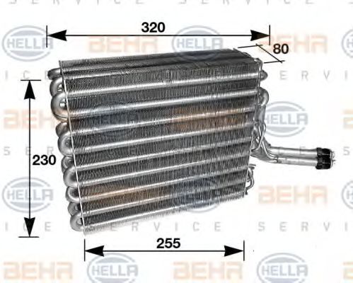 BEHR HELLA SERVICE 8FV 351 210-631 Испаритель, кондиционер для VOLKSWAGEN JETTA II (Фольксваген Жэтта 2) BEHR HELLA SERVICE 8FV 351 210-631 Испаритель, кондиционер для VOLKSWAGEN JETTA II (Фольксваген Жэтта 2)