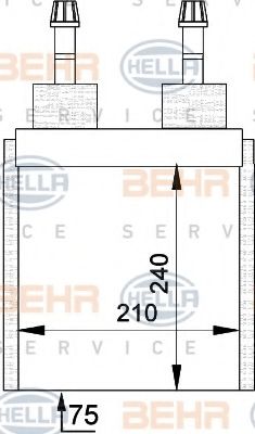 BEHR HELLA SERVICE 8FV 351 210-761 Испаритель, кондиционер для FORD FIESTA (Форд Фиэста) BEHR HELLA SERVICE 8FV 351 210-761 Испаритель, кондиционер для FORD FIESTA (Форд Фиэста)