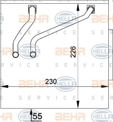 BEHR HELLA SERVICE 8FV 351 211-141 Испаритель, кондиционер для FORD FUSION (Форд Фьюжн) BEHR HELLA SERVICE 8FV 351 211-141 Испаритель, кондиционер для FORD FUSION (Форд Фьюжн)