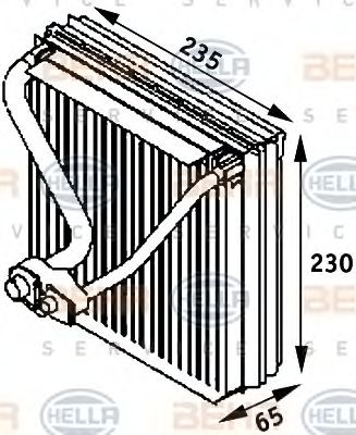 BEHR HELLA SERVICE 8FV 351 211-571 Испаритель, кондиционер для AUDI A2 (Ауди А2) BEHR HELLA SERVICE 8FV 351 211-571 Испаритель, кондиционер для AUDI A2 (Ауди А2)