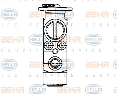BEHR HELLA SERVICE 8UW 351 234-041 Расширительный клапан, кондиционер для VOLVO FL 6 (Вольво Фл 6) BEHR HELLA SERVICE 8UW 351 234-041 Расширительный клапан, кондиционер для VOLVO FL 6 (Вольво Фл 6)