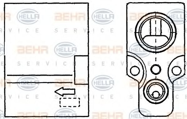 BEHR HELLA SERVICE 8UW 351 234-241 Расширительный клапан, кондиционер для RENAULT-TRUCKS (Рено-труcкс) BEHR HELLA SERVICE 8UW 351 234-241 Расширительный клапан, кондиционер для RENAULT-TRUCKS (Рено-труcкс)