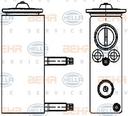 BEHR HELLA SERVICE 8UW 351 234-461 Расширительный клапан, кондиционер для CITROËN C5 III (CитроËн С5 3) BEHR HELLA SERVICE 8UW 351 234-461 Расширительный клапан, кондиционер для CITROËN C5 III (CитроËн С5 3)