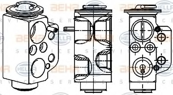 BEHR HELLA SERVICE 8UW 351 234-471 Расширительный клапан, кондиционер для VOLKSWAGEN T5 MULTIVAN (Фольксваген T5 мультиван) BEHR HELLA SERVICE 8UW 351 234-471 Расширительный клапан, кондиционер для VOLKSWAGEN T5 MULTIVAN (Фольксваген T5 мультиван)