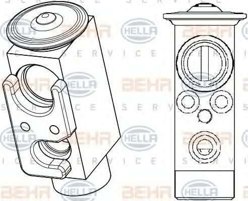 BEHR HELLA SERVICE 8UW 351 234-501 Расширительный клапан, кондиционер для RENAULT-TRUCKS (Рено-труcкс) BEHR HELLA SERVICE 8UW 351 234-501 Расширительный клапан, кондиционер для RENAULT-TRUCKS (Рено-труcкс)