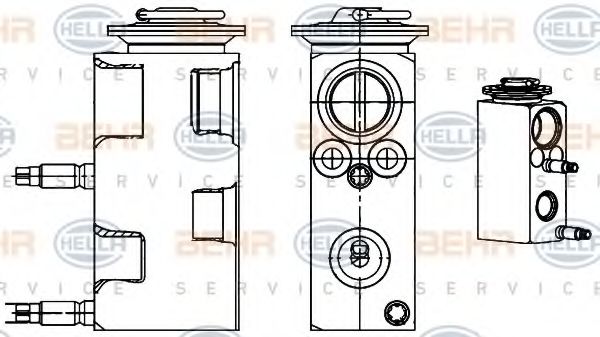 BEHR HELLA SERVICE 8UW 351 234-521 Расширительный клапан, кондиционер для FORD MONDEO IV (Форд Мондео 4) BEHR HELLA SERVICE 8UW 351 234-521 Расширительный клапан, кондиционер для FORD MONDEO IV (Форд Мондео 4)