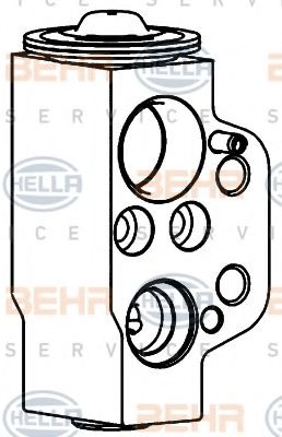 BEHR HELLA SERVICE 8UW 351 234-561 Расширительный клапан, кондиционер для VOLKSWAGEN UP (Фольксваген Уп) BEHR HELLA SERVICE 8UW 351 234-561 Расширительный клапан, кондиционер для VOLKSWAGEN UP (Фольксваген Уп)