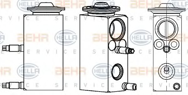 BEHR HELLA SERVICE 8UW 351 234-581 форсунка, расширительный клапан для FORD MONDEO IV (Форд Мондео 4) BEHR HELLA SERVICE 8UW 351 234-581 форсунка, расширительный клапан для FORD MONDEO IV (Форд Мондео 4)