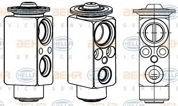 BEHR HELLA SERVICE 8UW 351 234-601 форсунка, расширительный клапан для OPEL ASTRA A (Опель Астра а) BEHR HELLA SERVICE 8UW 351 234-601 форсунка, расширительный клапан для OPEL ASTRA A (Опель Астра а)