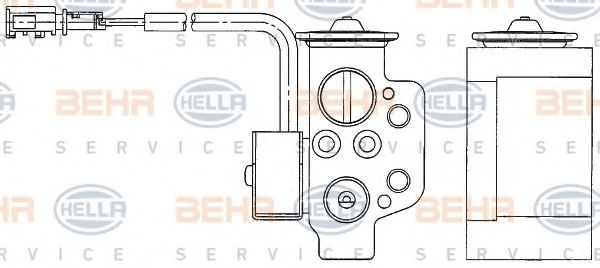 BEHR HELLA SERVICE 8UW 351 234-611 форсунка, расширительный клапан для AUDI Q5 (Ауди Кью 5) BEHR HELLA SERVICE 8UW 351 234-611 форсунка, расширительный клапан для AUDI Q5 (Ауди Кью 5)