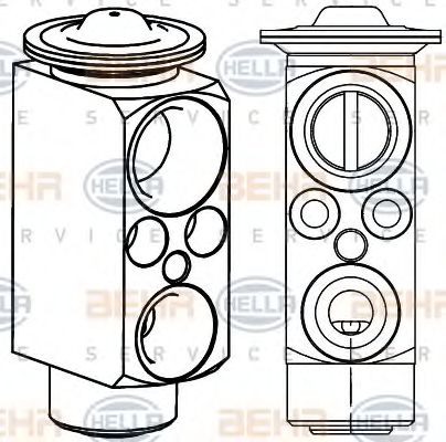 BEHR HELLA SERVICE 8UW 351 234-621 форсунка, расширительный клапан для BMW X5 (Бмв Х5) BEHR HELLA SERVICE 8UW 351 234-621 форсунка, расширительный клапан для BMW X5 (Бмв Х5)