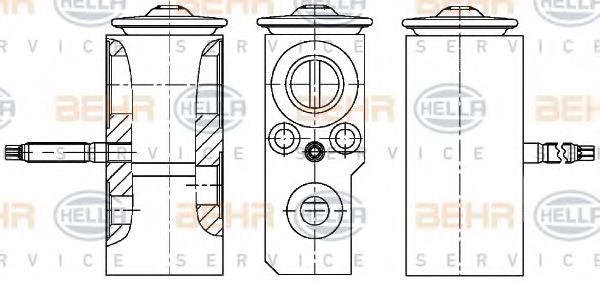 BEHR HELLA SERVICE 8UW 351 234-641 форсунка, расширительный клапан для MERCEDES-BENZ METRIS (Мэрcэдэс-бэнз Мэтрис) BEHR HELLA SERVICE 8UW 351 234-641 форсунка, расширительный клапан для MERCEDES-BENZ METRIS (Мэрcэдэс-бэнз Мэтрис)