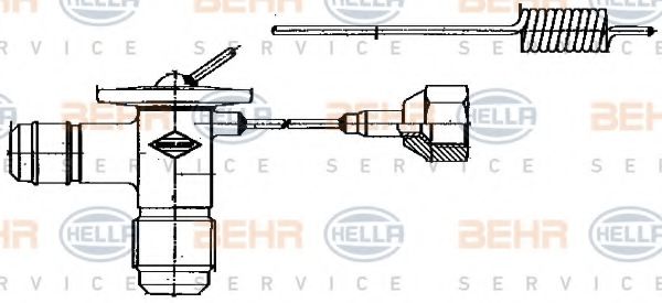BEHR HELLA SERVICE 8UW 351 235-001 Расширительный клапан, кондиционер 64 51 1 354 379 для BMW (Бмв) BEHR HELLA SERVICE 8UW 351 235-001 Расширительный клапан, кондиционер 64 51 1 354 379 для BMW (Бмв)