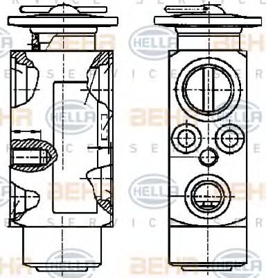 BEHR HELLA SERVICE 8UW 351 239-011 Расширительный клапан, кондиционер для VOLVO FH 12 (Вольво Фх 12) BEHR HELLA SERVICE 8UW 351 239-011 Расширительный клапан, кондиционер для VOLVO FH 12 (Вольво Фх 12)