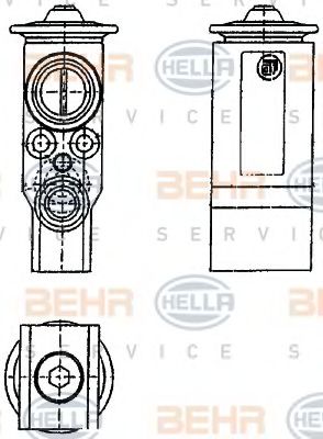 BEHR HELLA SERVICE 8UW 351 239-071 Расширительный клапан, кондиционер для VOLKSWAGEN T4 MULTIVAN (Фольксваген Т4 мултиvан) BEHR HELLA SERVICE 8UW 351 239-071 Расширительный клапан, кондиционер для VOLKSWAGEN T4 MULTIVAN (Фольксваген Т4 мултиvан)