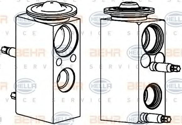BEHR HELLA SERVICE 8UW 351 239-591 Расширительный клапан, кондиционер для MERCEDES-BENZ CLS (Мэрcэдэс-бэнз Слс)