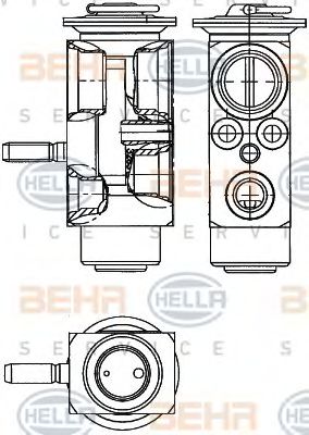 BEHR HELLA SERVICE 8UW 351 239-611 Расширительный клапан, кондиционер для SMART (Смарт) BEHR HELLA SERVICE 8UW 351 239-611 Расширительный клапан, кондиционер для SMART (Смарт)