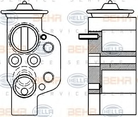 BEHR HELLA SERVICE 8UW 351 239-621 Расширительный клапан, кондиционер для AUDI Q5 (Ауди Кью 5) BEHR HELLA SERVICE 8UW 351 239-621 Расширительный клапан, кондиционер для AUDI Q5 (Ауди Кью 5)