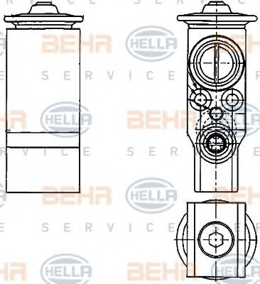 BEHR HELLA SERVICE 8UW 351 239-651 Расширительный клапан, кондиционер для CITROËN XSARA (CитроËн Ксара) BEHR HELLA SERVICE 8UW 351 239-651 Расширительный клапан, кондиционер для CITROËN XSARA (CитроËн Ксара)