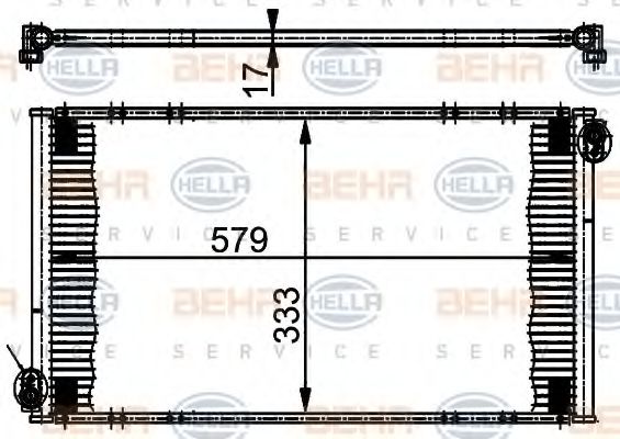 BEHR HELLA SERVICE 8FC 351 302-001 Конденсатор, кондиционер для TOYOTA CELICA (Тойота/тоета Cэлиcа) BEHR HELLA SERVICE 8FC 351 302-001 Конденсатор, кондиционер для TOYOTA CELICA (Тойота/тоета Cэлиcа)