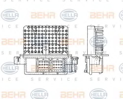 BEHR HELLA SERVICE 5HL 351 321-261 Регулятор, вентилятор салона для RENAULT LUTECIA I (Рено Лутэcиа и) BEHR HELLA SERVICE 5HL 351 321-261 Регулятор, вентилятор салона для RENAULT LUTECIA I (Рено Лутэcиа и)