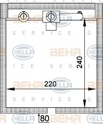 BEHR HELLA SERVICE 8FV 351 336-011 Испаритель, кондиционер для FORD NEO CONNECT (Форд Нэо cоннэcт) BEHR HELLA SERVICE 8FV 351 336-011 Испаритель, кондиционер для FORD NEO CONNECT (Форд Нэо cоннэcт)