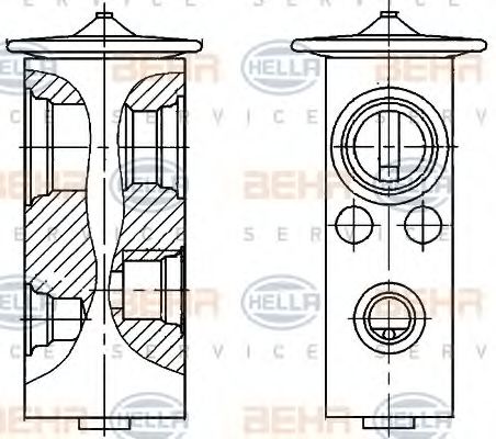 BEHR HELLA SERVICE 8UW 351 336-311 Расширительный клапан, кондиционер для SCANIA 4 (Сканиа 4) BEHR HELLA SERVICE 8UW 351 336-311 Расширительный клапан, кондиционер для SCANIA 4 (Сканиа 4)