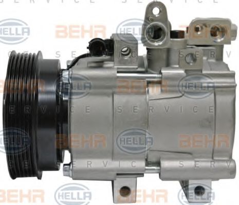 BEHR HELLA SERVICE 8FK 351 340-411 Компрессор, кондиционер для KIA (Киа) BEHR HELLA SERVICE 8FK 351 340-411 Компрессор, кондиционер для KIA (Киа)