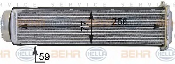 BEHR HELLA SERVICE 8ML 376 701-291 Интеркулер 