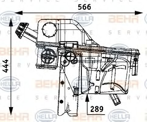 BEHR HELLA SERVICE 8MA 376 705-081 Компенсационный бак, охлаждающая жидкость для MERCEDES-BENZ ACTROS (Мэрcэдэс-бэнз Аcтрос) BEHR HELLA SERVICE 8MA 376 705-081 Компенсационный бак, охлаждающая жидкость для MERCEDES-BENZ ACTROS (Мэрcэдэс-бэнз Аcтрос)