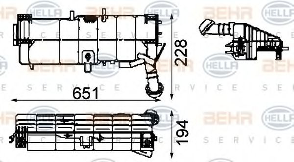 BEHR HELLA SERVICE 8MA 376 705-361 Компенсационный бак, охлаждающая жидкость для MERCEDES-BENZ AXOR 2 (Мэрcэдэс-бэнз Аxор 2) BEHR HELLA SERVICE 8MA 376 705-361 Компенсационный бак, охлаждающая жидкость для MERCEDES-BENZ AXOR 2 (Мэрcэдэс-бэнз Аxор 2)