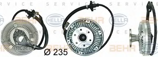 BEHR HELLA SERVICE 8MV 376 730-091 Сцепление, вентилятор радиатора для RENAULT TRUCKS MAGNUM (Рено трак Магнум) BEHR HELLA SERVICE 8MV 376 730-091 Сцепление, вентилятор радиатора для RENAULT TRUCKS MAGNUM (Рено трак Магнум)