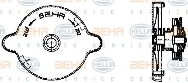 BEHR HELLA SERVICE 8MY 376 742-021 Крышка, резервуар охлаждающей жидкости для MERCEDES-BENZ T2/L (Мэрcэдэс-бэнз Т2/л) BEHR HELLA SERVICE 8MY 376 742-021 Крышка, резервуар охлаждающей жидкости для MERCEDES-BENZ T2/L (Мэрcэдэс-бэнз Т2/л)