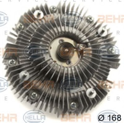 BEHR HELLA SERVICE 8MV 376 758-701 Сцепление, вентилятор радиатора для TOYOTA PRADO (Тойота/тоета Прадо) BEHR HELLA SERVICE 8MV 376 758-701 Сцепление, вентилятор радиатора для TOYOTA PRADO (Тойота/тоета Прадо)