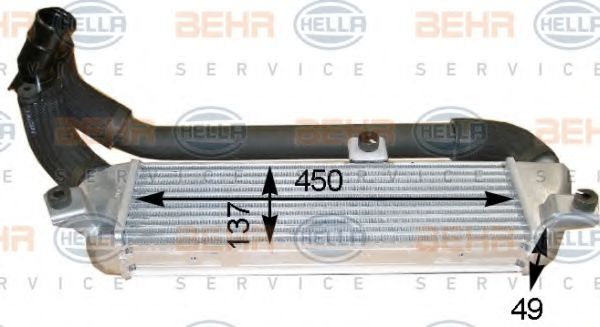 BEHR HELLA SERVICE 8ML 376 763-541 Интеркулер 