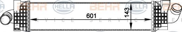 BEHR HELLA SERVICE 8ML 376 765-031 Интеркулер 