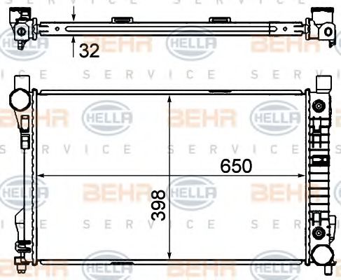 BEHR HELLA SERVICE 8MK 376 769-771 Радиатор, охлаждение двигателя для MERCEDES-BENZ CLC-CLASS (Мэрcэдэс-бэнз Cлс класс) BEHR HELLA SERVICE 8MK 376 769-771 Радиатор, охлаждение двигателя для MERCEDES-BENZ CLC-CLASS (Мэрcэдэс-бэнз Cлс класс)
