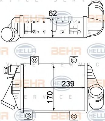BEHR HELLA SERVICE 8ML 376 776-591 Интеркулер для VOLKSWAGEN T4 MULTIVAN (Фольксваген Т4 мултиvан) BEHR HELLA SERVICE 8ML 376 776-591 Интеркулер для VOLKSWAGEN T4 MULTIVAN (Фольксваген Т4 мултиvан)
