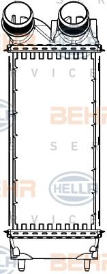 BEHR HELLA SERVICE 8ML 376 777-361 Интеркулер 